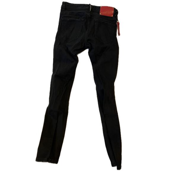 ANOM Selvedge Weaving Slim Black Jeans Men's 30x30 - Picture 2 of 7